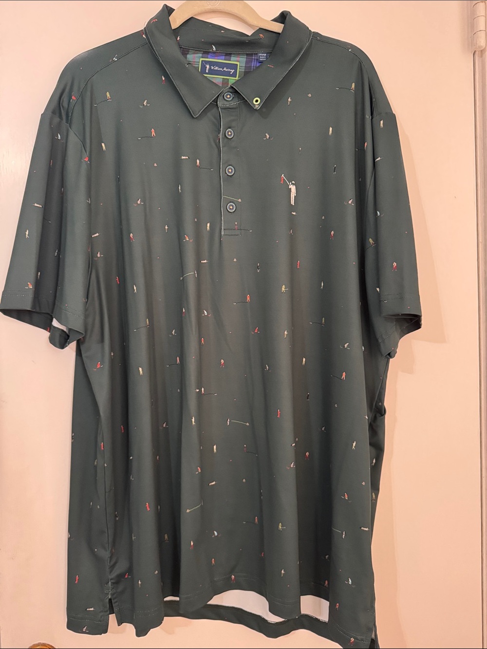 William Murray Men’s Green Golf Polo